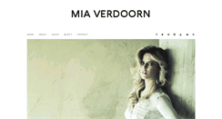 Desktop Screenshot of miaverdoorn.com