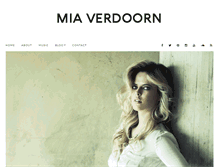 Tablet Screenshot of miaverdoorn.com